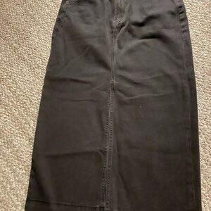 GAP Black Midi Skirt